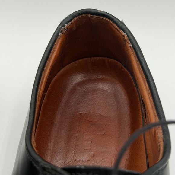 Allen Edmonds Black Ashton Leather Split Toe Rubber Sole Derby Men's Size 11.5 - Picture 7 of 14